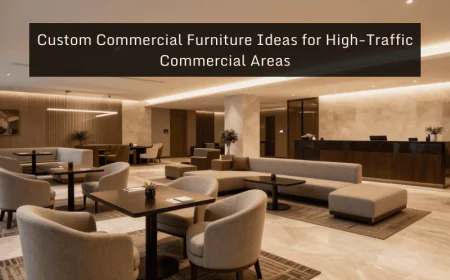 Custom Commercial Furniture Ideas for High-Traffic Commercial Areas