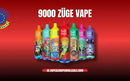 9000 Züge Vape – Die neue Generation der Einweg-E-Zigarette in Deutschland
