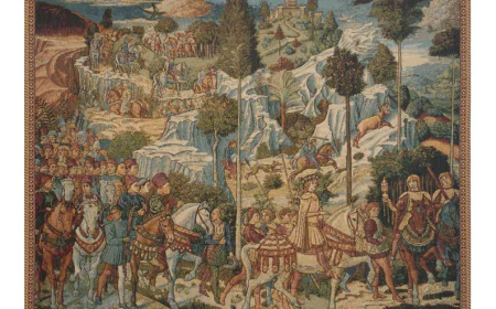 Chapel of the Magi Tapestry: Italian Renaissance Religious Wall Art for Meaningful Home Décor