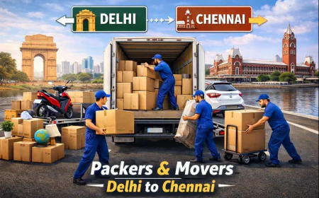 Stress-Free Relocation with Professional Packers and Movers Delhi to Chennai