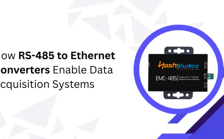 How RS-485 to Ethernet Converters Enable Data Acquisition Systems