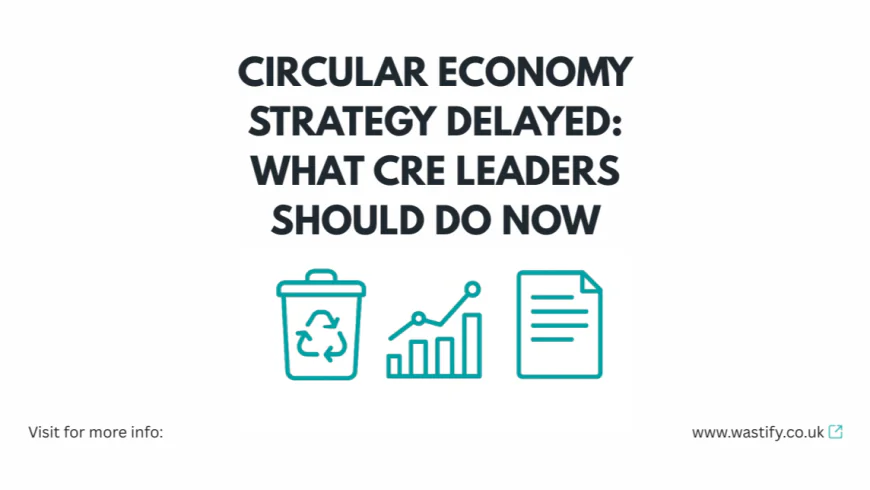 Circular Economy Strategy Delayed: What CRE Leaders Should Do Now