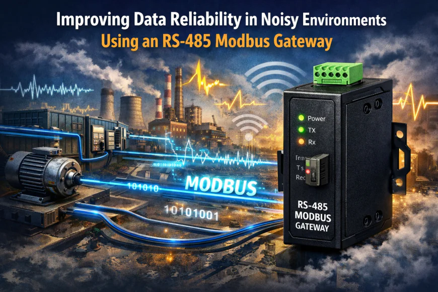 Improving Data Reliability in Noisy Environments Using an RS-485 Modbus Gateway