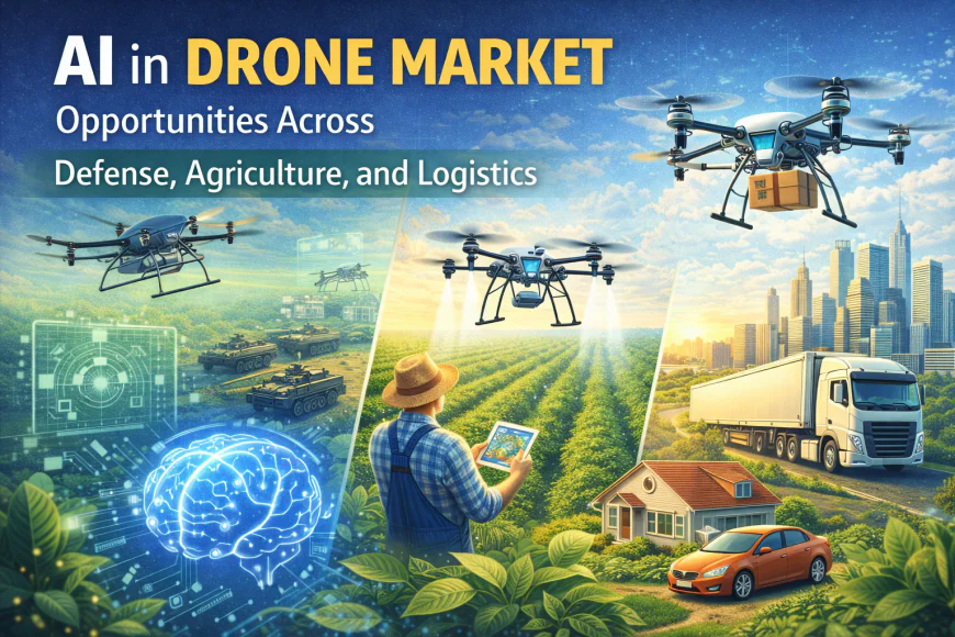 AI in Drone Market Opportunities Across Defense, Agriculture, and Logistics