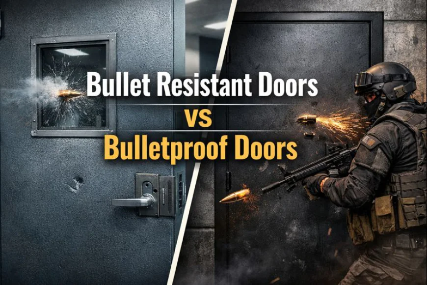 Bullet Resistant Doors vs Bulletproof Doors: Understanding the Real Difference