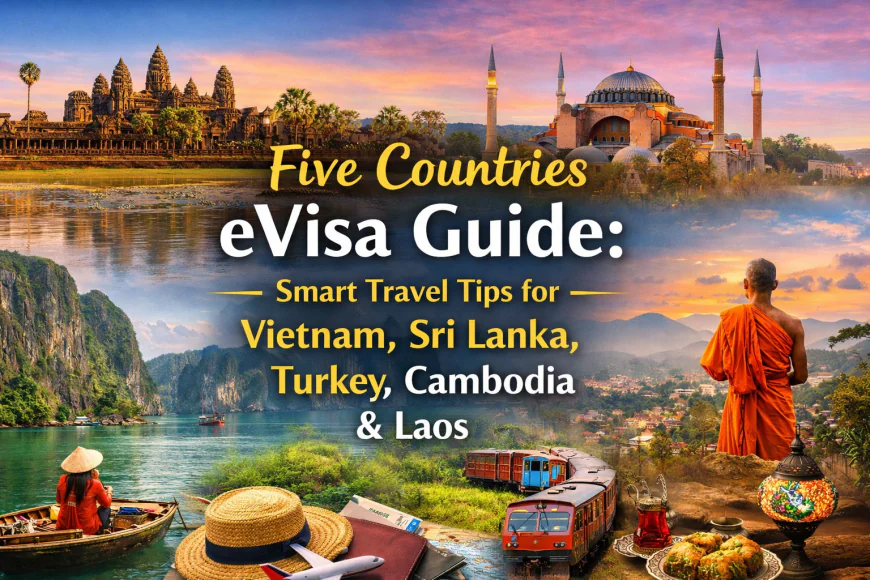 Five Countries eVisa Guide: Smart Travel Tips for Vietnam, Sri Lanka, Turkey, Cambodia & Laos