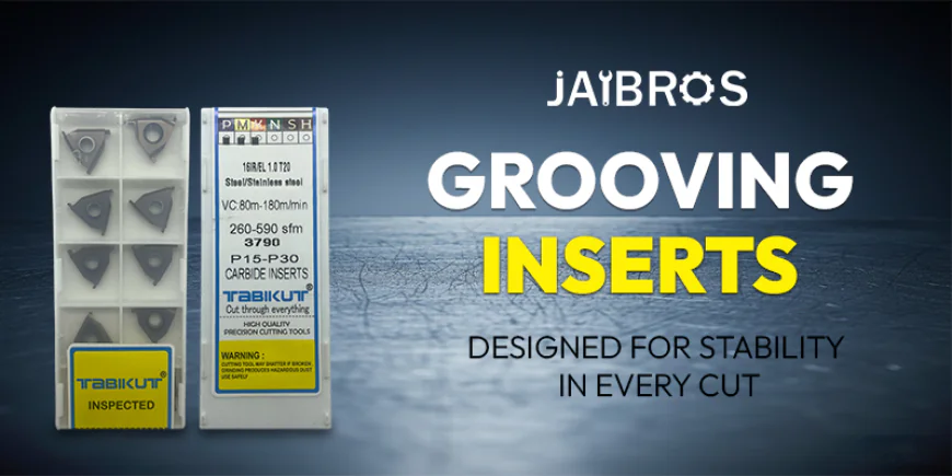 Grooving Insert for CNC Machining | Accurate & Reliable Cutting