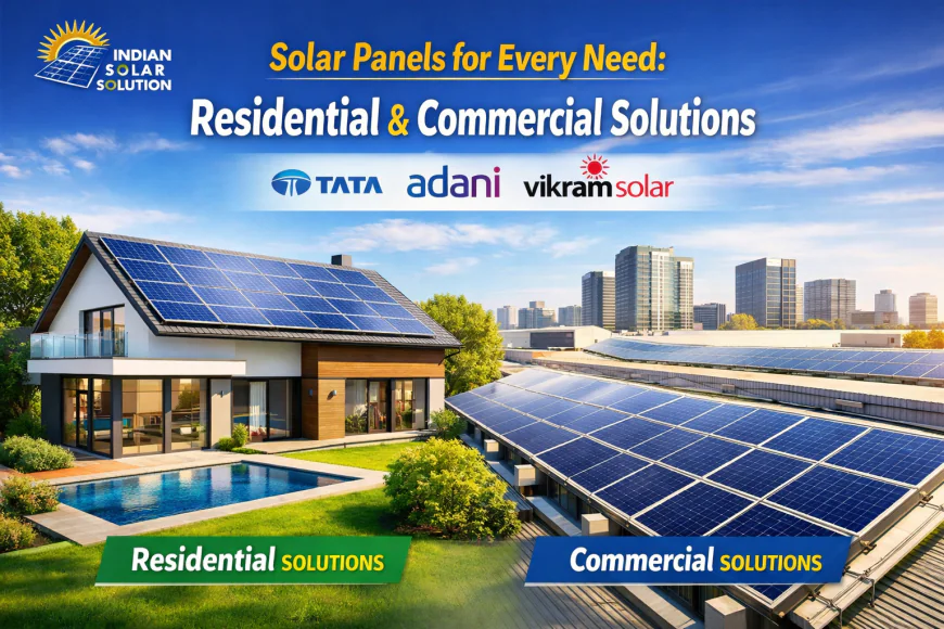 Residential Solar Panels: The Smart Choice for Solar Panels for Home in Indore