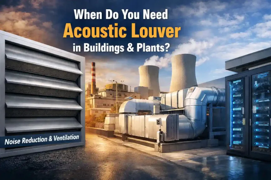When Do You Need an Acoustic Louver in Buildings and Industrial Plants?