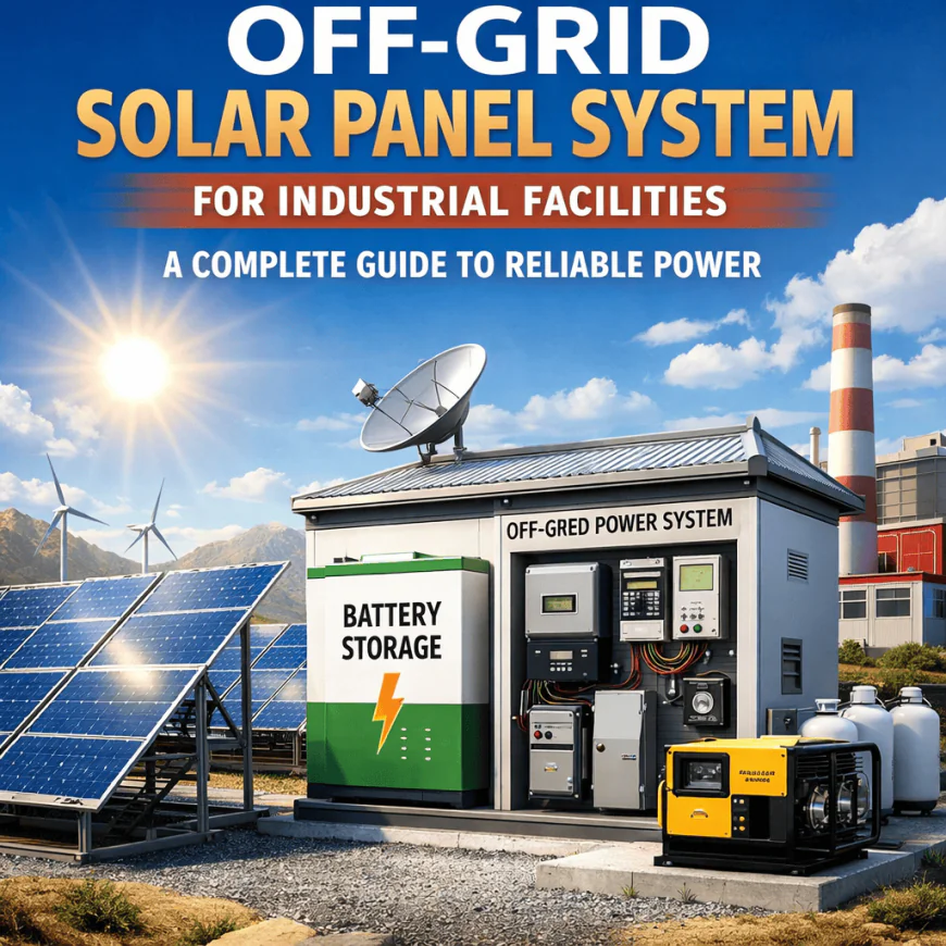 Off-Grid Solar Panel System for Industrial Facilities | Complete Power Guide