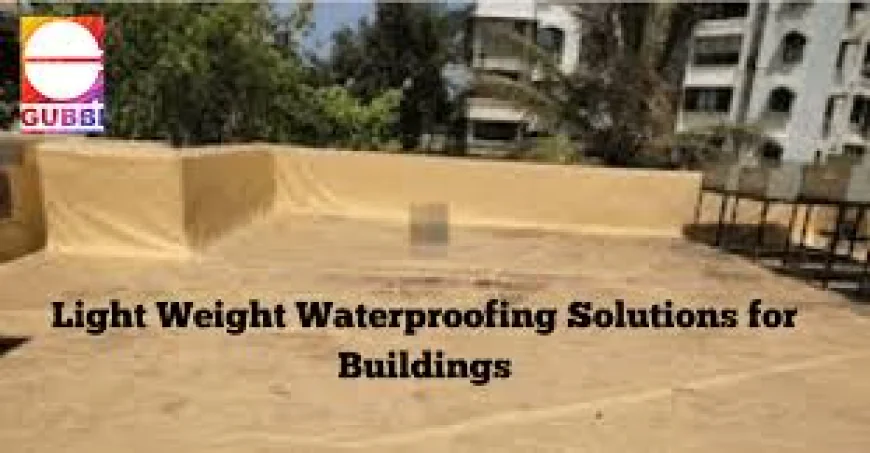 Lightweight Waterproofing Services for Long-Lasting Structural Protection