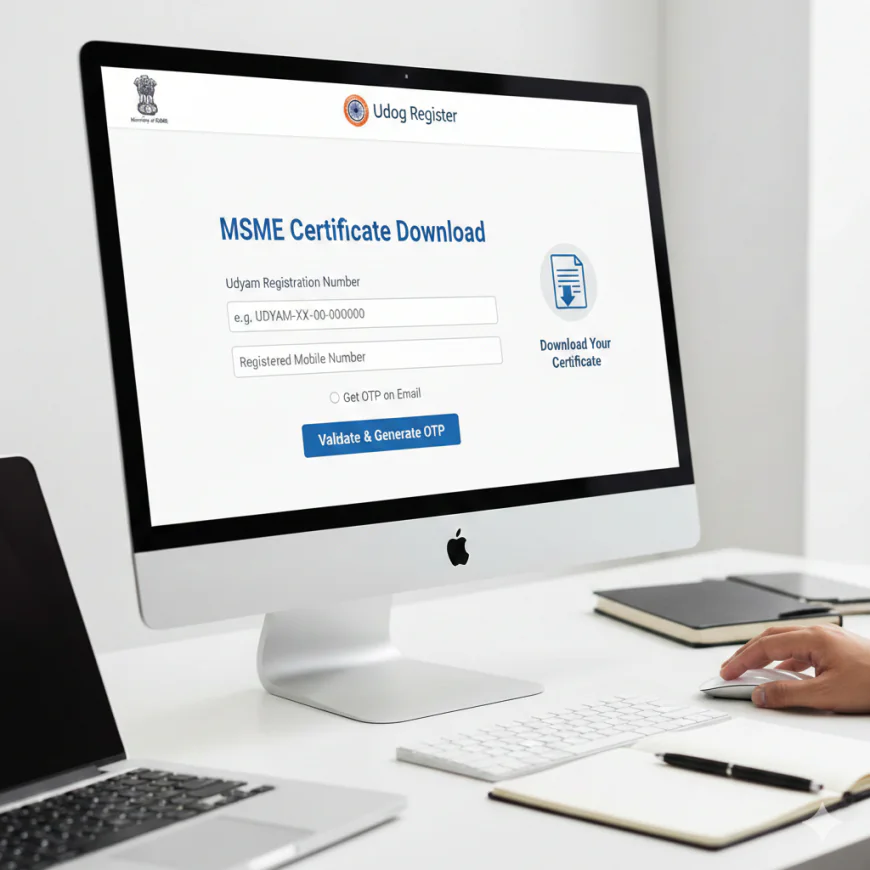 MSME Certificate Download: A Simple Step-by-Step Guide 2026