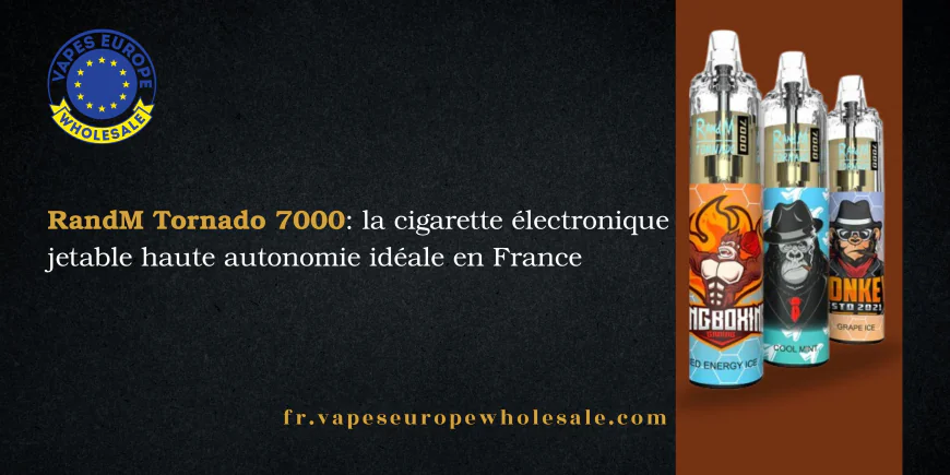 RandM Tornado 7000 : la cigarette électronique jetable haute autonomie idéale en France