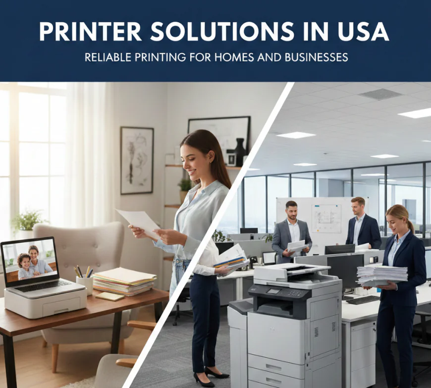 Printer Solutions In USA: Reliable Printing for Homes and Businesses