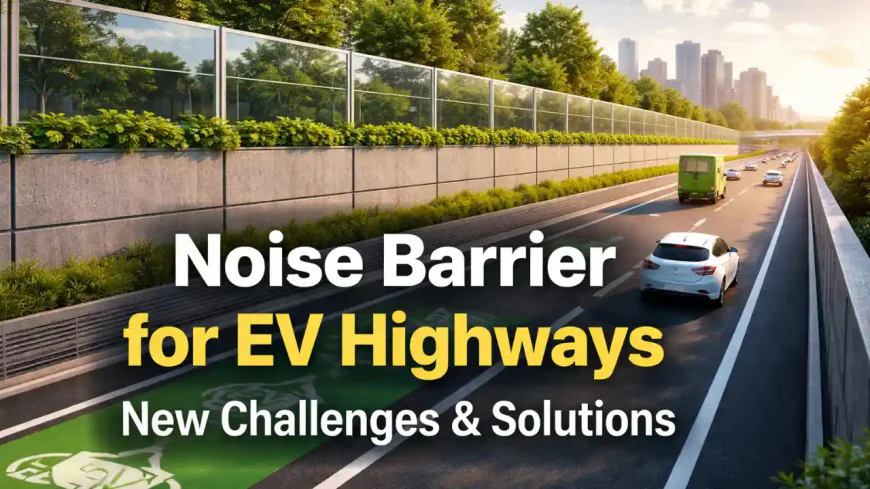Noise Barriers for EV Highways: Emerging Challenges and Practical Solutions