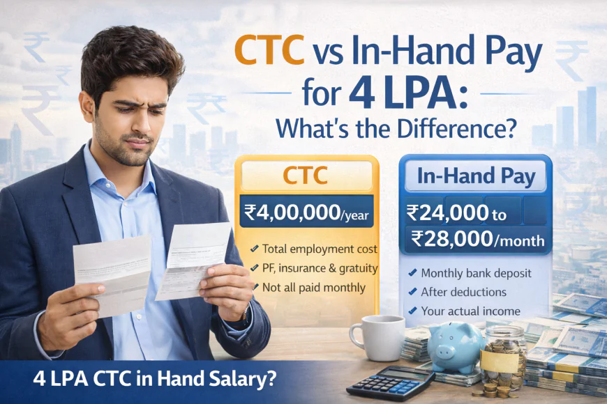 CTC vs In-Hand Pay for 4 LPA: What’s the Difference?