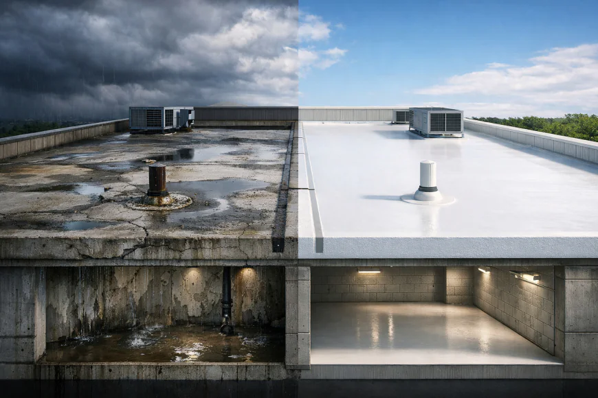 Top Causes of Water Leakage in Industrial & Commercial Buildings And Proven Waterproofing Services That Deliver Long-Term Protection