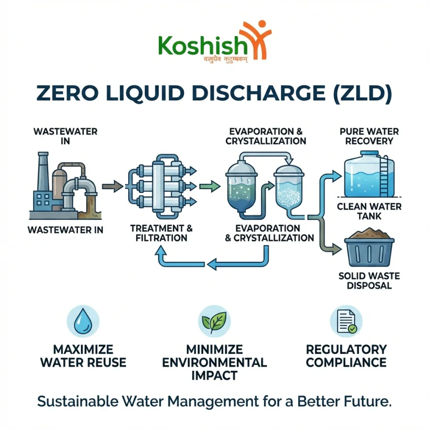 Industrial Water Sustainability Through Zero Liquid Discharge