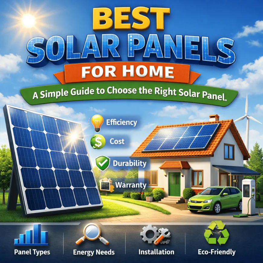 Best Solar Panels for Home | Simple Guide to Choose the Right Solar Panel