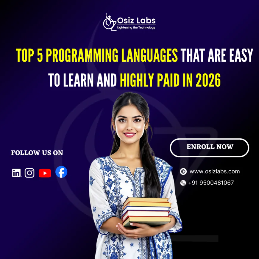 Top 5 Programming Languages That Are Easy to Learn and Highly Paid in 2026