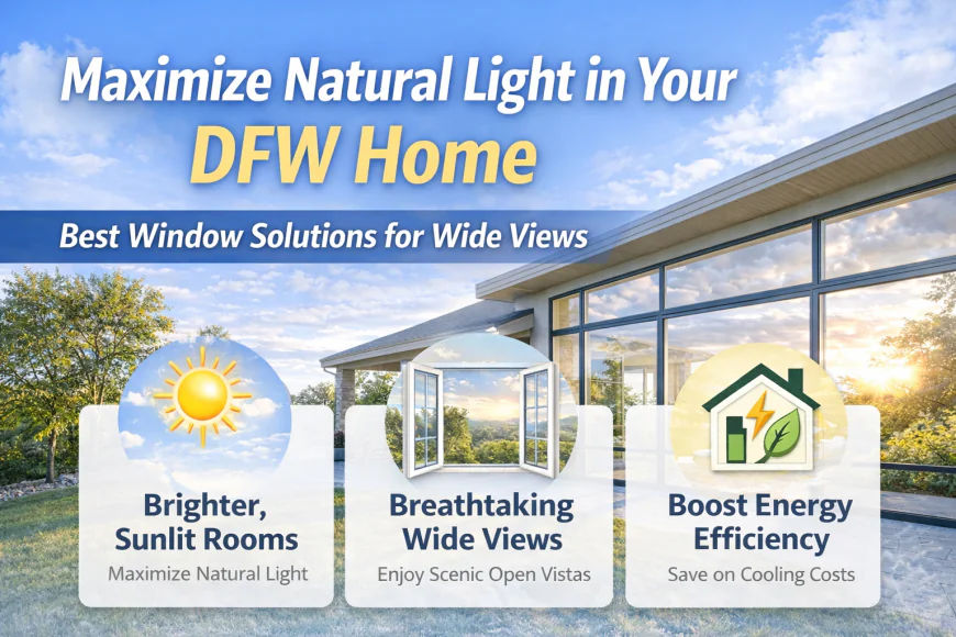 Maximize Natural Light Best Windows for Wide Views in DFW Homes