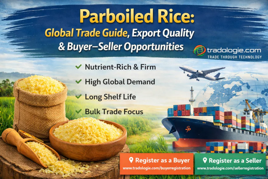 Parboiled Rice: Global Trade Guide, Export Quality & Buyer–Seller Opportunities