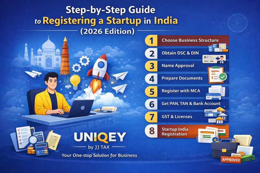 Step-by-Step Guide to Registering a Startup in India (2026 Edition)