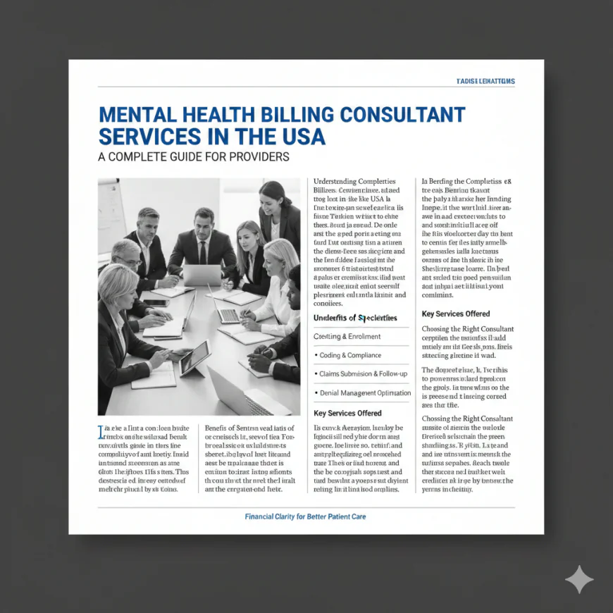 Mental Health Billing Consultant Services in the USA: A Complete Guide for Providers
