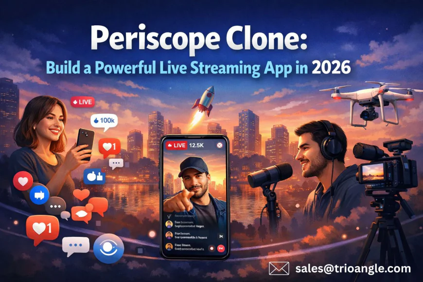 How to Build a Live Streaming App Like Periscope in 2026?