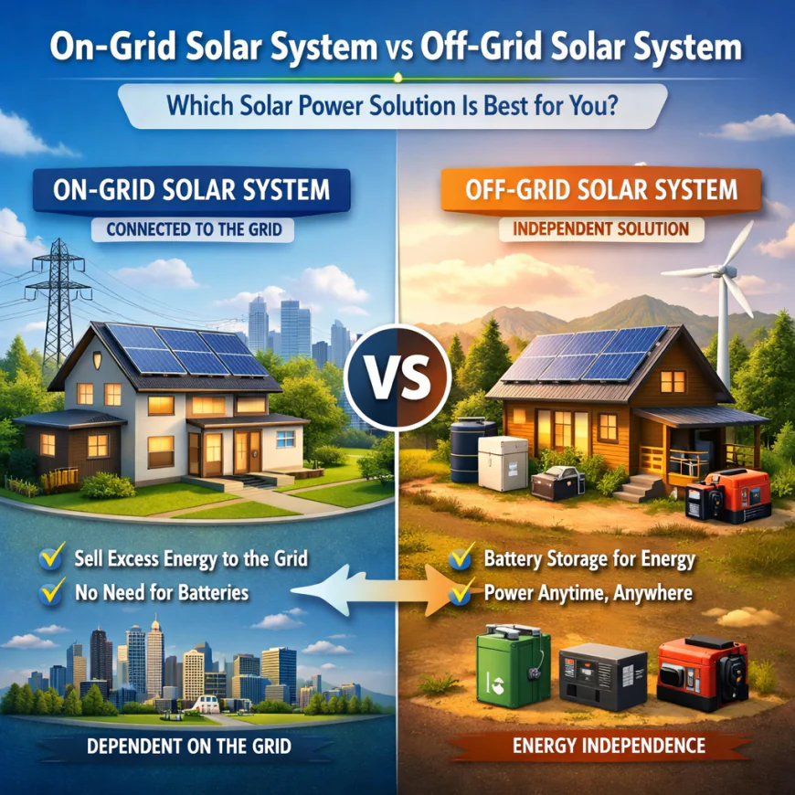 On-Grid vs Off-Grid Solar System: Which Solar Power Solution Is Best?