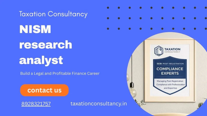 NISM Research Analyst & Taxation Consultancy Guide