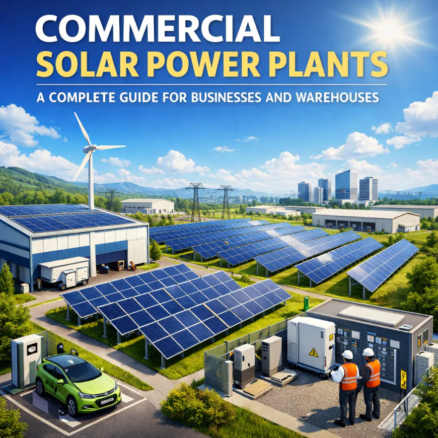 Commercial Solar Power Plants for Businesses & Warehouses | Complete Guide