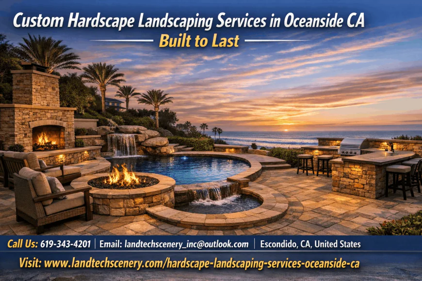 Custom Hardscape Landscaping Services in Oceanside CA Built to Last