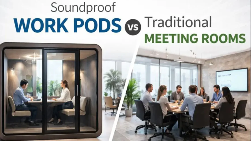 Soundproof Work Pods vs Traditional Meeting Rooms: The Smarter Choice for Modern Offices