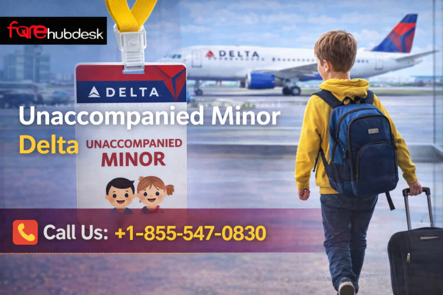 What age can a minor fly alone on Delta?