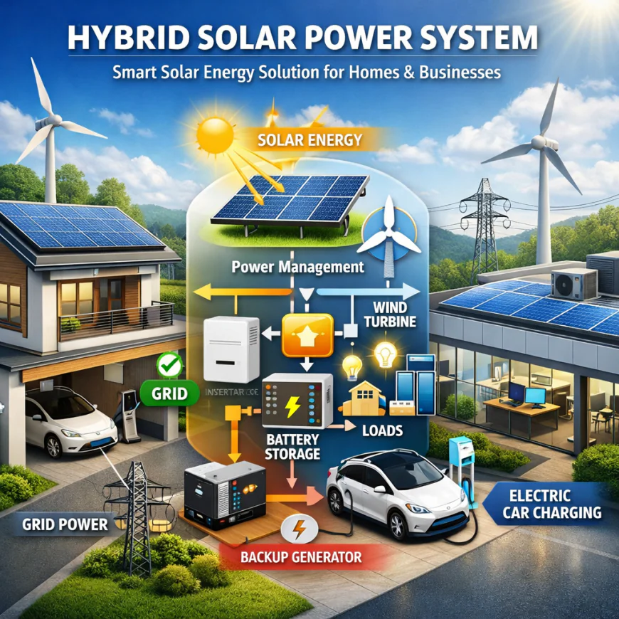 Hybrid Solar Power System: Smart Energy Solution for Homes & Businesses