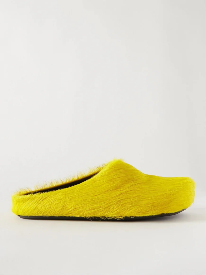 How Do Yellow Marni Slides Balance Playful Design with Practical Luxury?