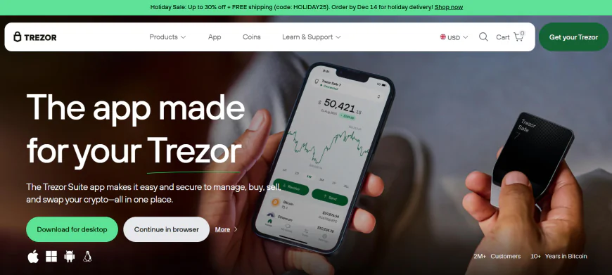 Trezor Hardware Wallet – Secure Storage for Your Cryptocurrency