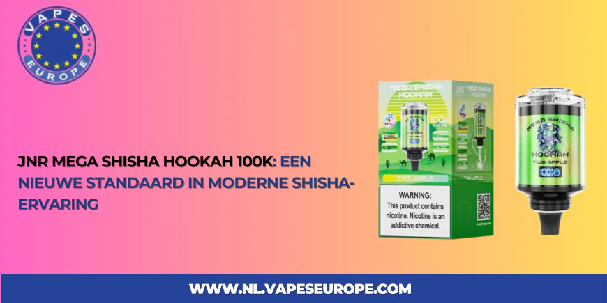 JNR Mega Shisha Hookah 100K: Een Nieuwe Standaard in Moderne Shisha-Ervaring