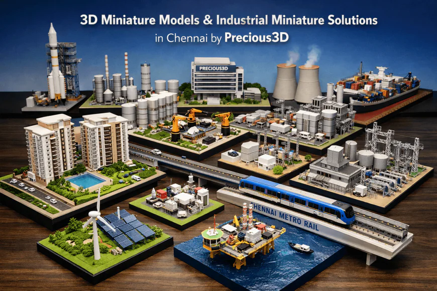 3D Miniature Models & Industrial Miniature Solutions in Chennai by Precious3D