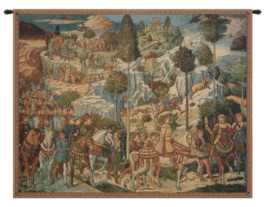 Chapel of the Magi Tapestry – Italian Renaissance Religious Wall Hanging for Timeless Home Décor