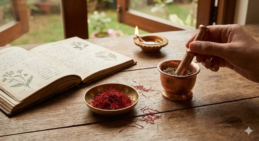 The Ayurvedic Skincare Journey: Discovering Blue Nectar's Saffron-Infused Magic