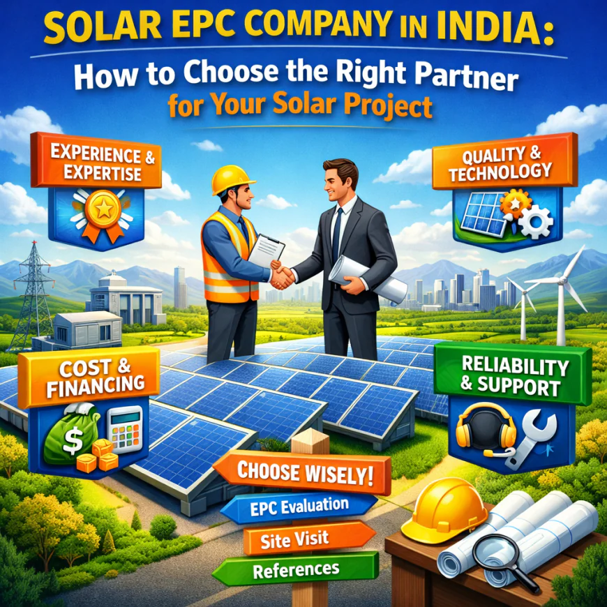 Solar EPC Company in India – How to Choose the Right Partner for Your Project