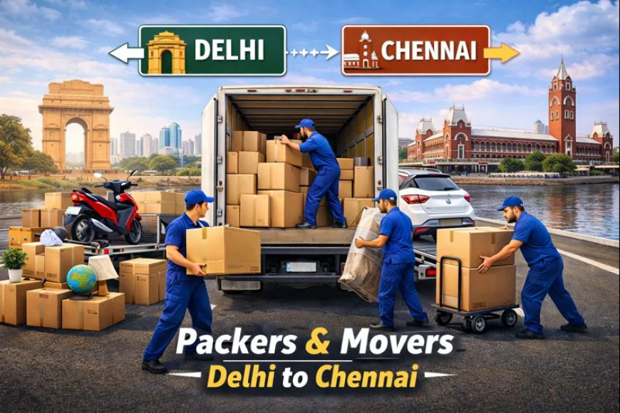 Stress-Free Relocation with Professional Packers and Movers Delhi to Chennai