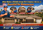 What Makes a Reliable Garage Door Company in Murrieta, CA Essential for Homeowners