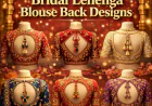 Stunning Bridal Lehenga Blouse Back Designs