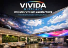 LED Fabric Ceilings Manufacturer – Innovative Illuminated Ceiling Solutions by Vivida Displays