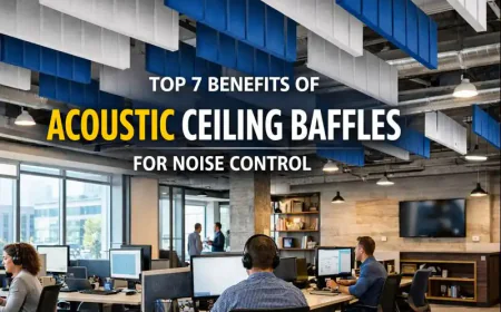 Top 7 Benefits of Installing Acoustic Ceiling Baffles