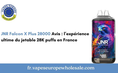 JNR Falcon X Plus 28000 Avis : l’expérience ultime du jetable 28K puffs en France