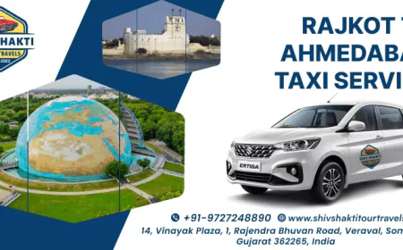 Book Rajkot to Ahmedabad Taxi Service & Discover Popular Tourist Attractions En Route - Shiv Shakti Tour & Travels